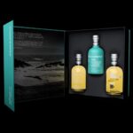 Explore the ultimate whisky investment gift box, showcasing three exquisite Bruichladdich cask whisky bottles: The Classic Laddie, Islay Barley, and Port Charlotte Islay Barley. Perfect for whisky aficionados, this collection is complemented by a captivating seascape image inside the lid that exudes luxury and value.