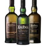 This image showcases three exceptional bottles of Ardbeg whisky: Corryvreckan, 10 Years Old, and Uigeadail. Ideal for those interested in whisky investment, these high-value cask selections assure a rich experience for connoisseurs and collectors.
