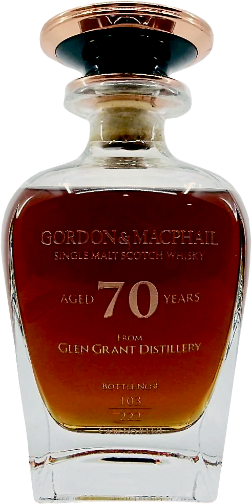 GLENGRANT 70 ultra-rare whisky bottle