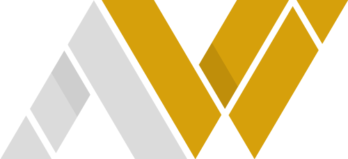 This abstract geometric design showcases an elegant "M" pattern, created with overlapping gold and silver triangular shapes. Ideal for whisky investing visuals, the luxurious blend of metals reflects high value and quality. The image exemplifies premium branding through its sophisticated and refined aesthetic.